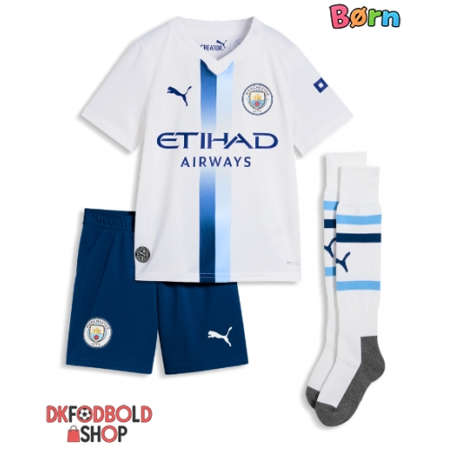 Manchester City Enzo Fernandez #17 Tredje trøje Børn 2026-27 Kort ærmer (+ korte bukser)